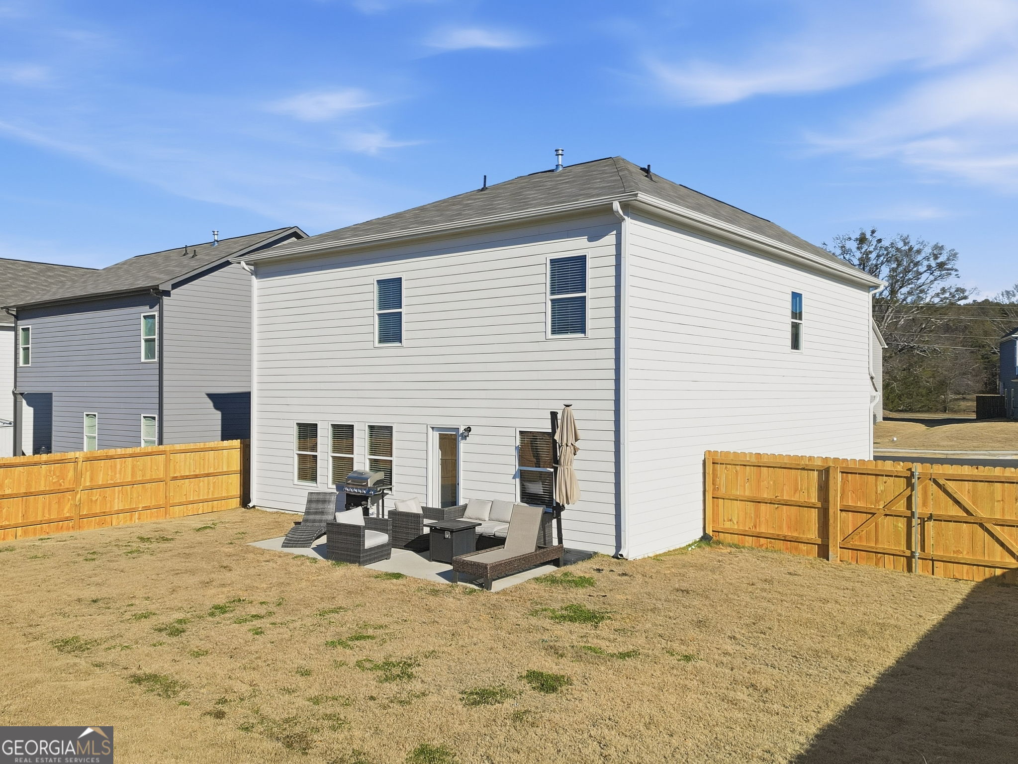 199 Graham Circle Adairsville, GA 30103 - Photo 41 of 49 a view of backyard of the house