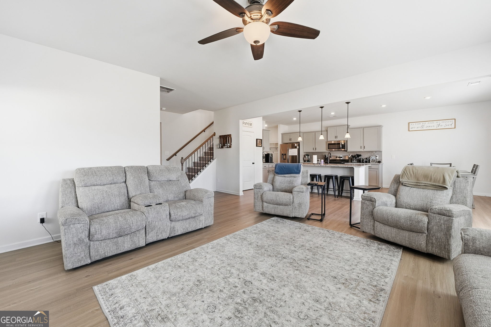 199 Graham Circle Adairsville, GA 30103 - Photo 10 of 49 a living room with furniture and white walls