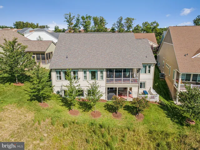a outdoor living space with furniture