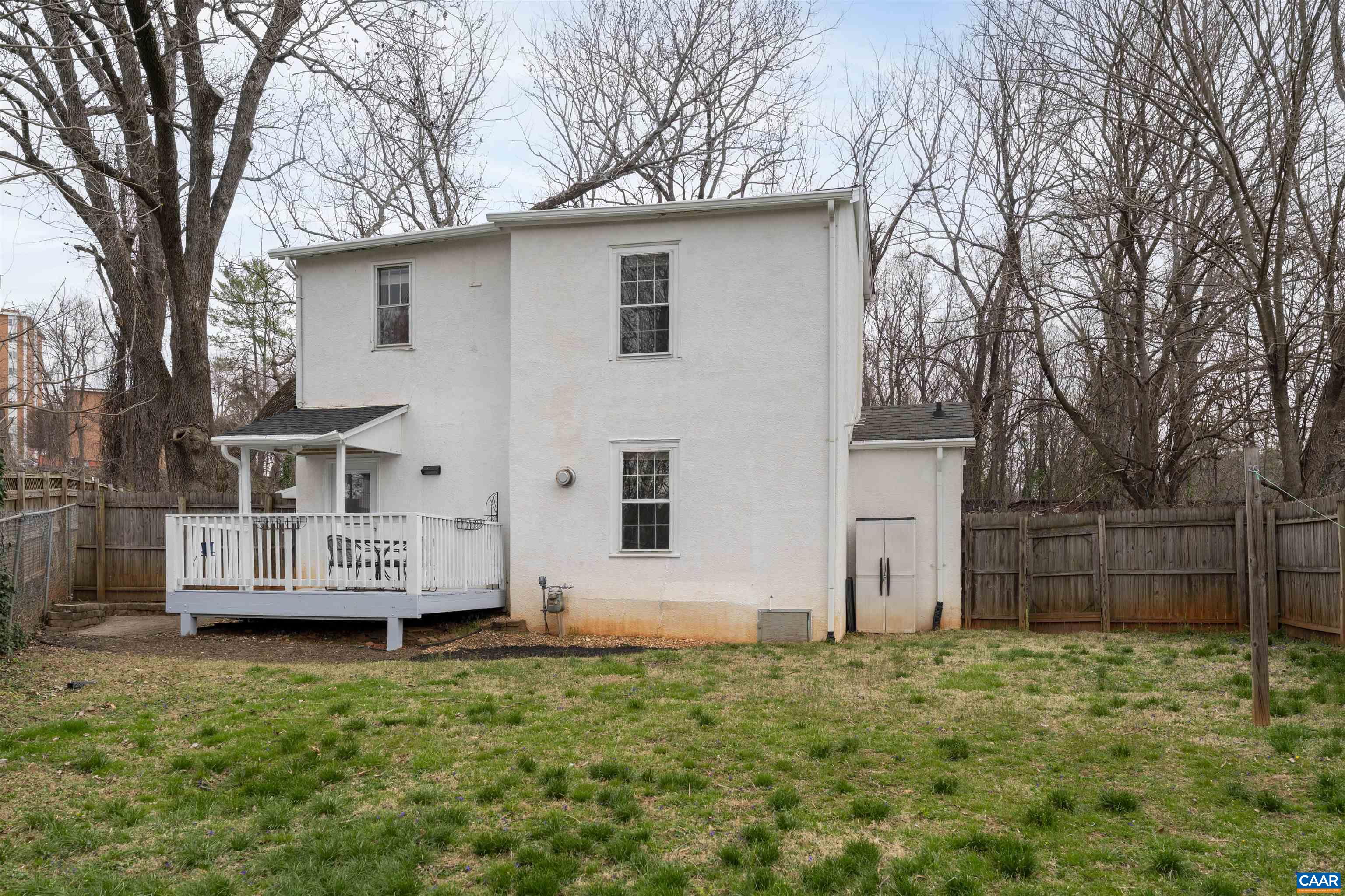 1625 Grove St Extension Charlottesville, VA 22903 - Photo 19 of 24 a view of backyard of house with wooden fence