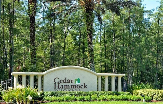 a view of a sign of a garden