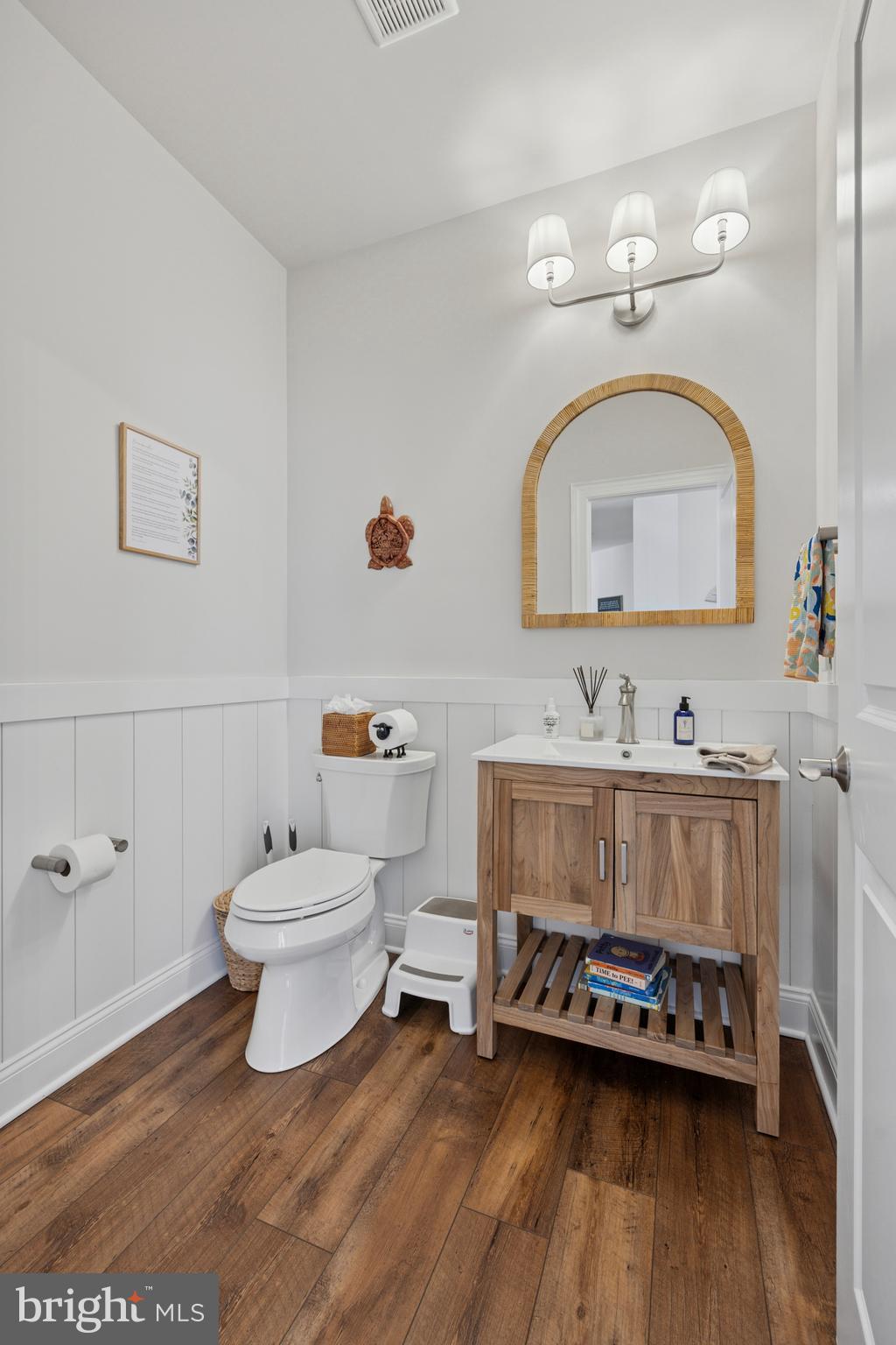 232 South Sugan Road New Hope, PA 18938 - Photo 31 of 31 a bathroom with a toilet sink and mirror