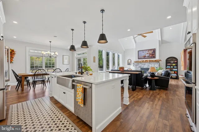 a very nice looking room with a black and white checkered floor