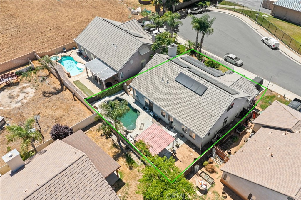 410 Windfields Way Beaumont, CA 92223 - Photo 28 of 41 an aerial view of a house with a yard