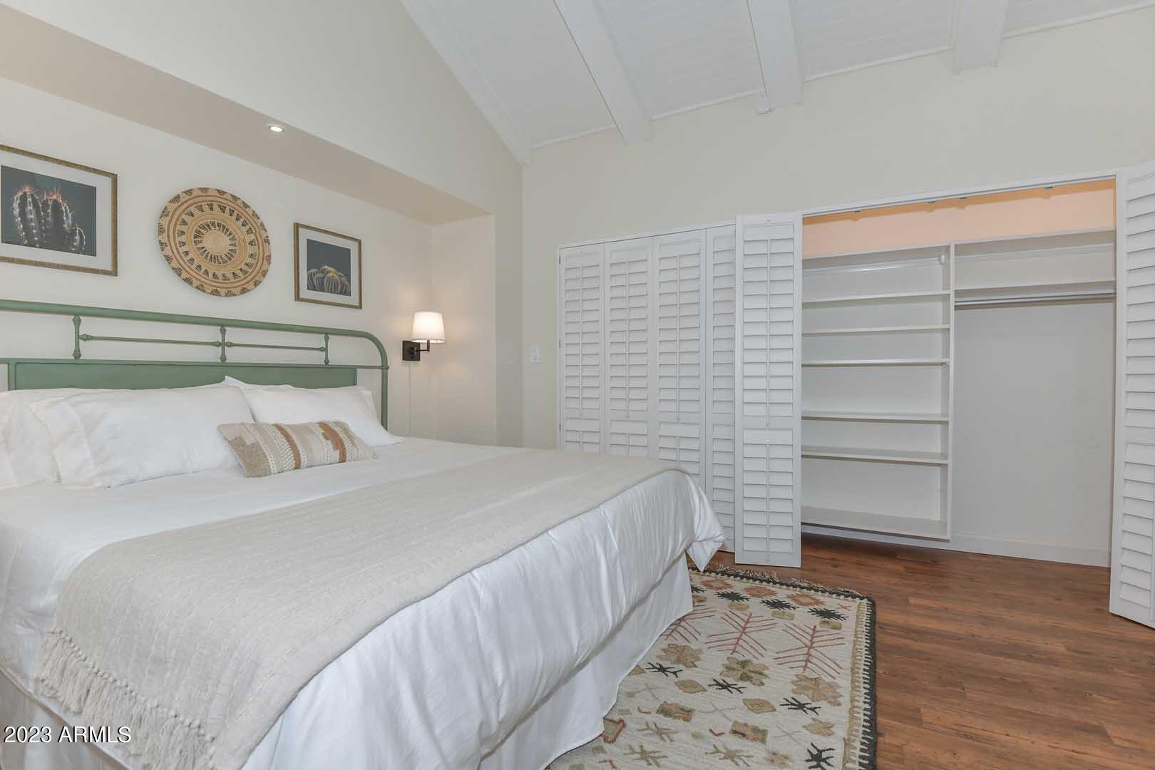 5804 North Scottsdale Road Paradise Valley, AZ 85253 - Photo 34 of 42 a bedroom with a bed and a closet