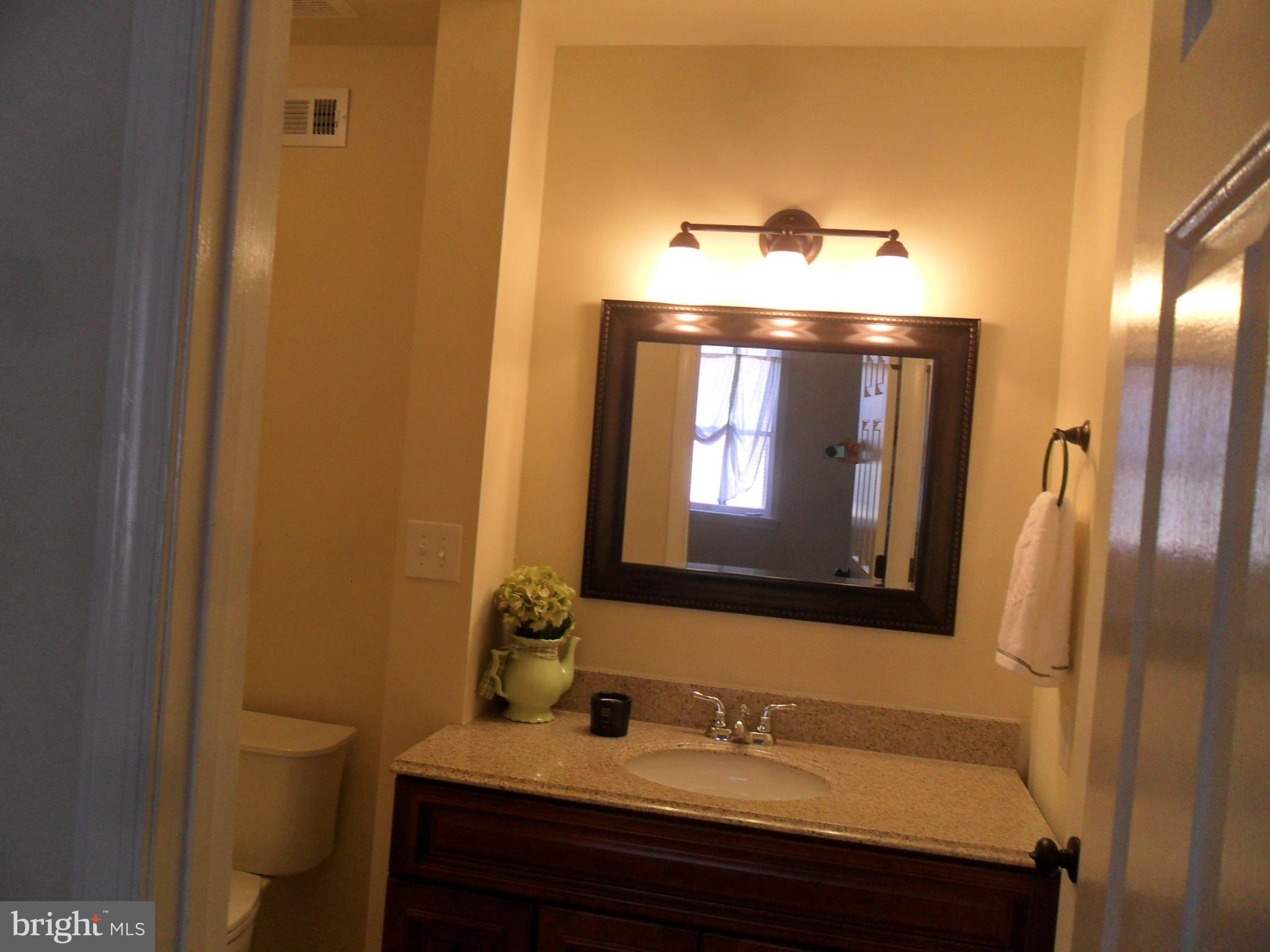 9 Delaware Street, Unit 9 New Castle, DE 19720 - Photo 10 of 28 a bathroom with a sink and a mirror