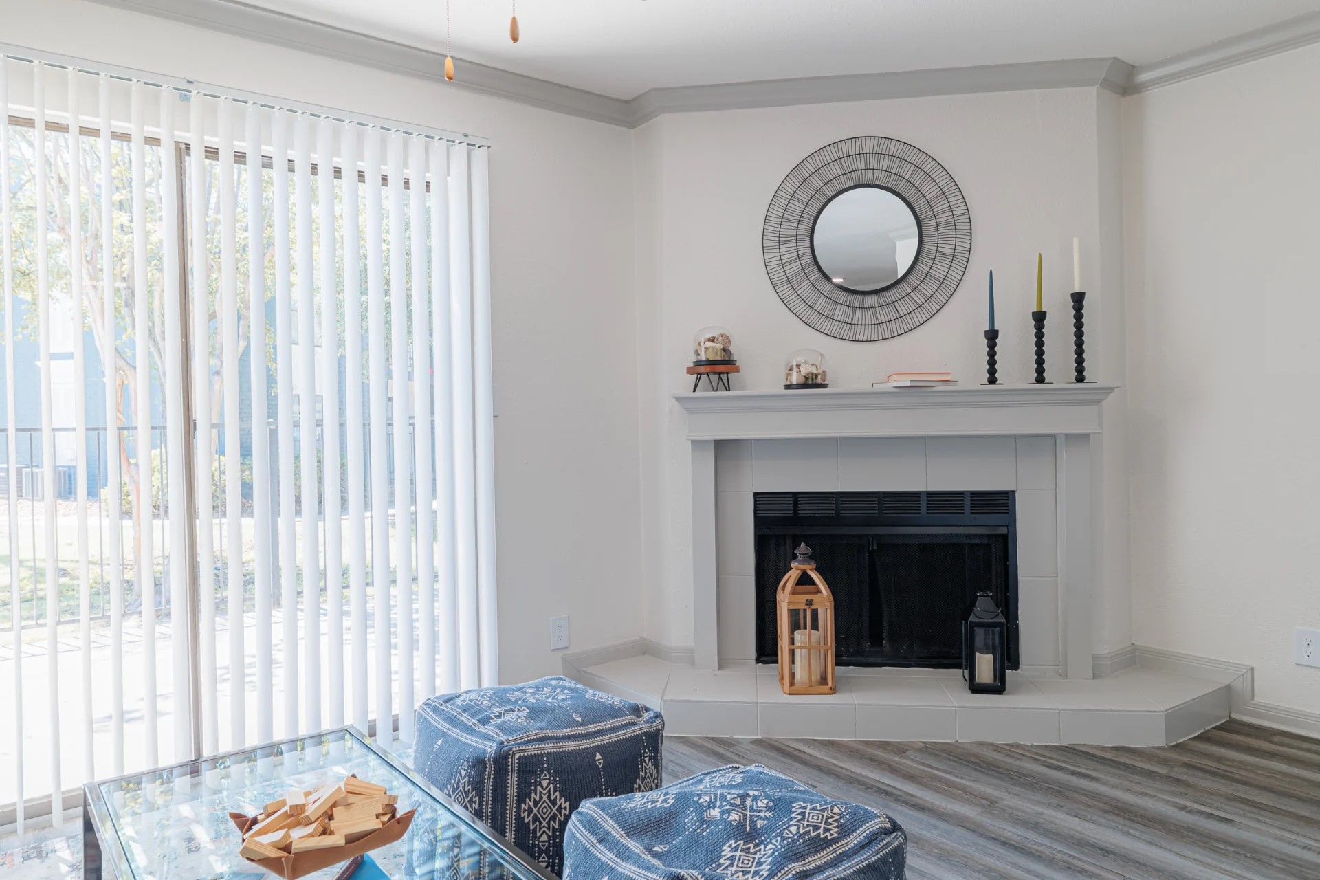 200 Hollow Tree Lane, Unit 10101 Houston, TX 77090 - Photo 8 of 16 a living room with furniture and a fireplace