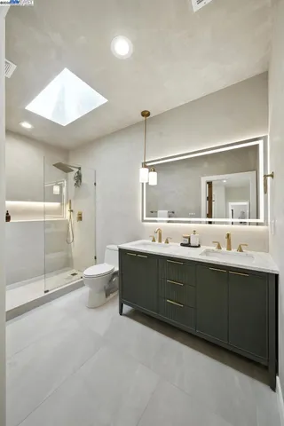 a view of balcony with wooden floor