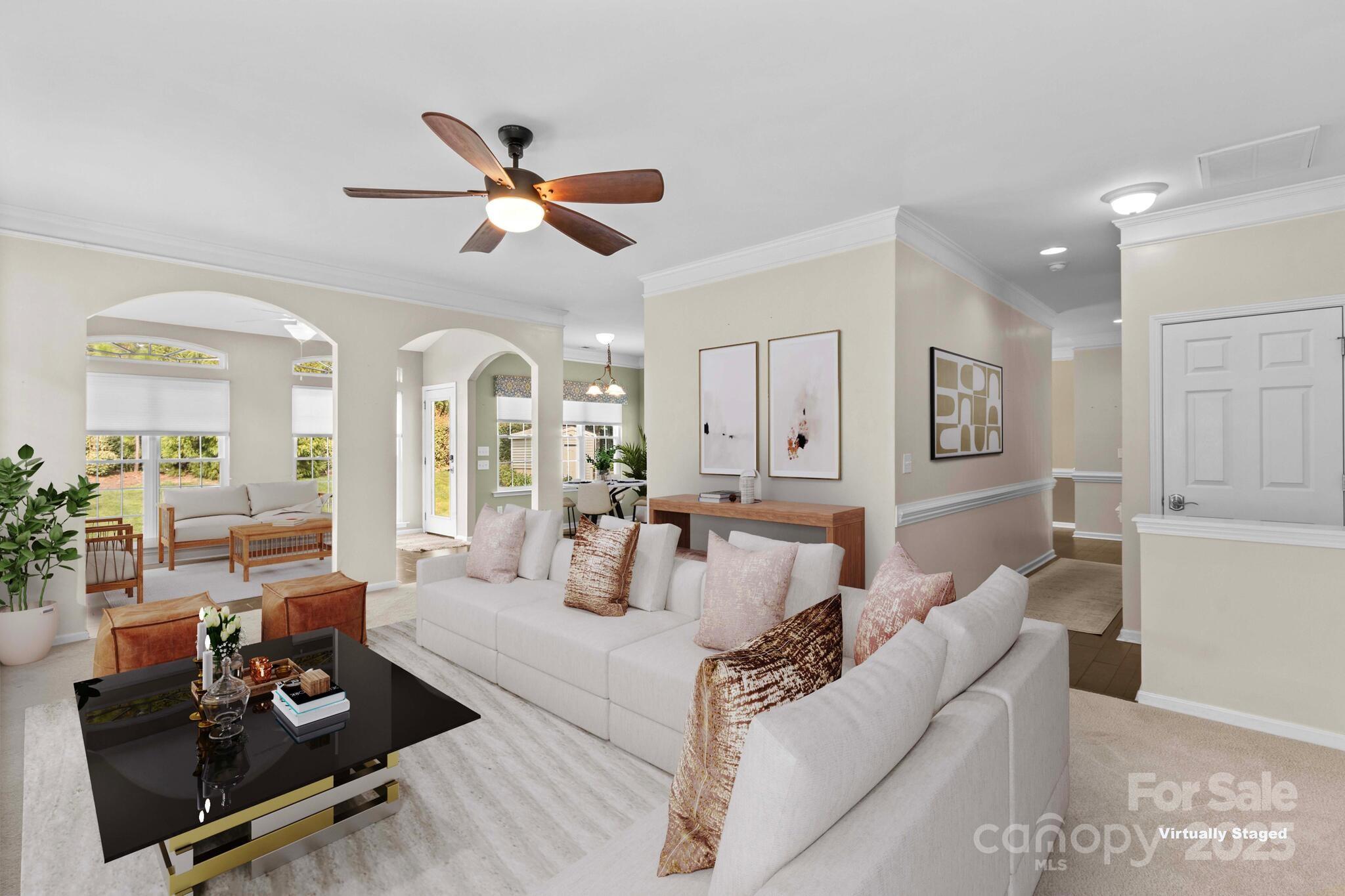 124 Elizabeth Hearth Road Mooresville, NC 28115 - Photo 17 of 48 a living room with furniture