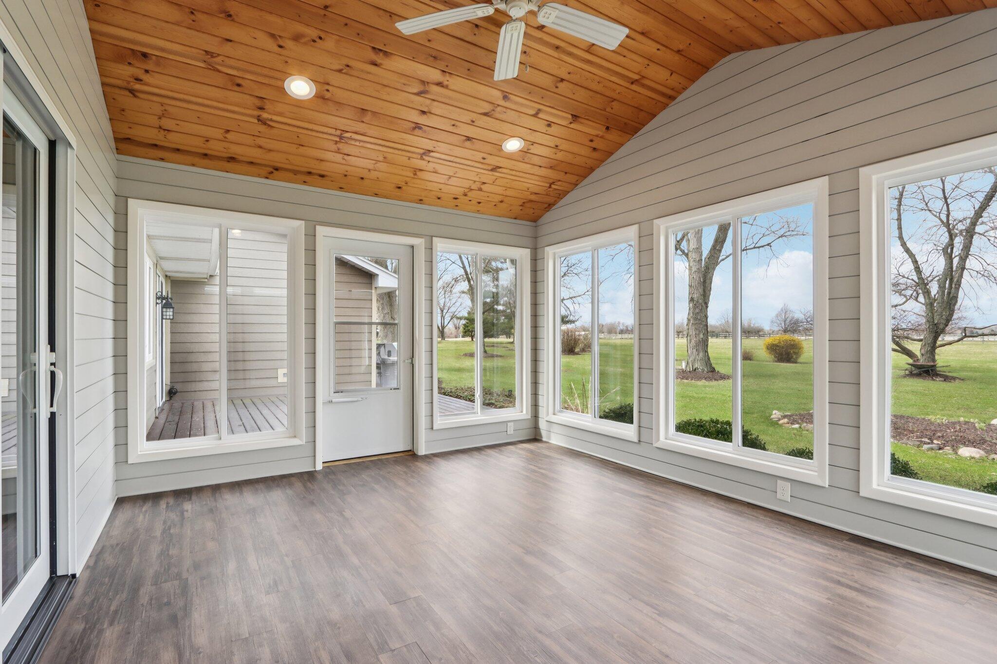 1433 North Golden Lake Road Summit, WI 53066 - Photo 28 of 51 Large Sunroom/3 season room facing sunsets