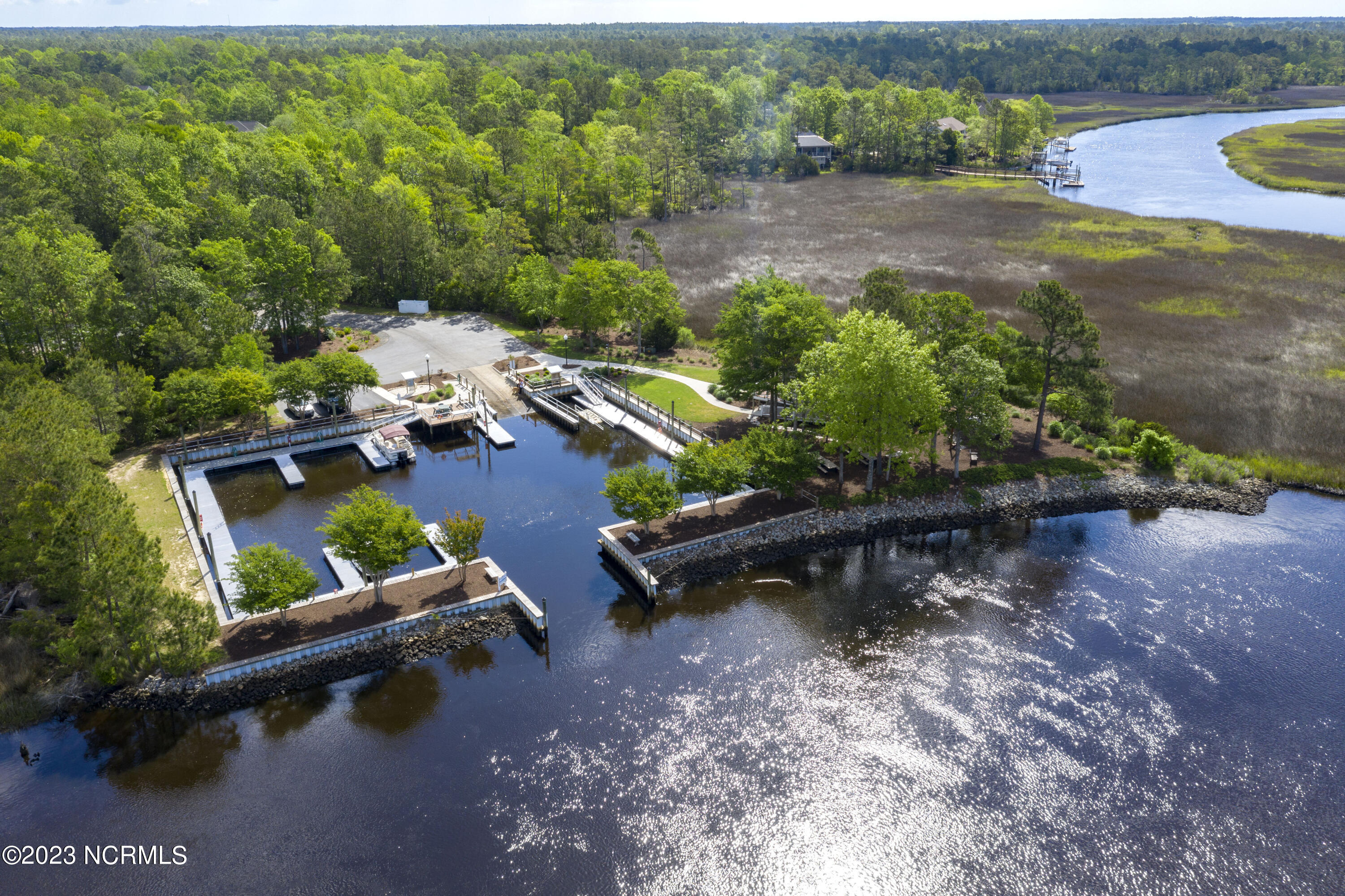 1620 Goley Hewett Road Southeast, Unit 105 Bolivia, NC 28422 - Photo 43 of 57 RH marina aerial