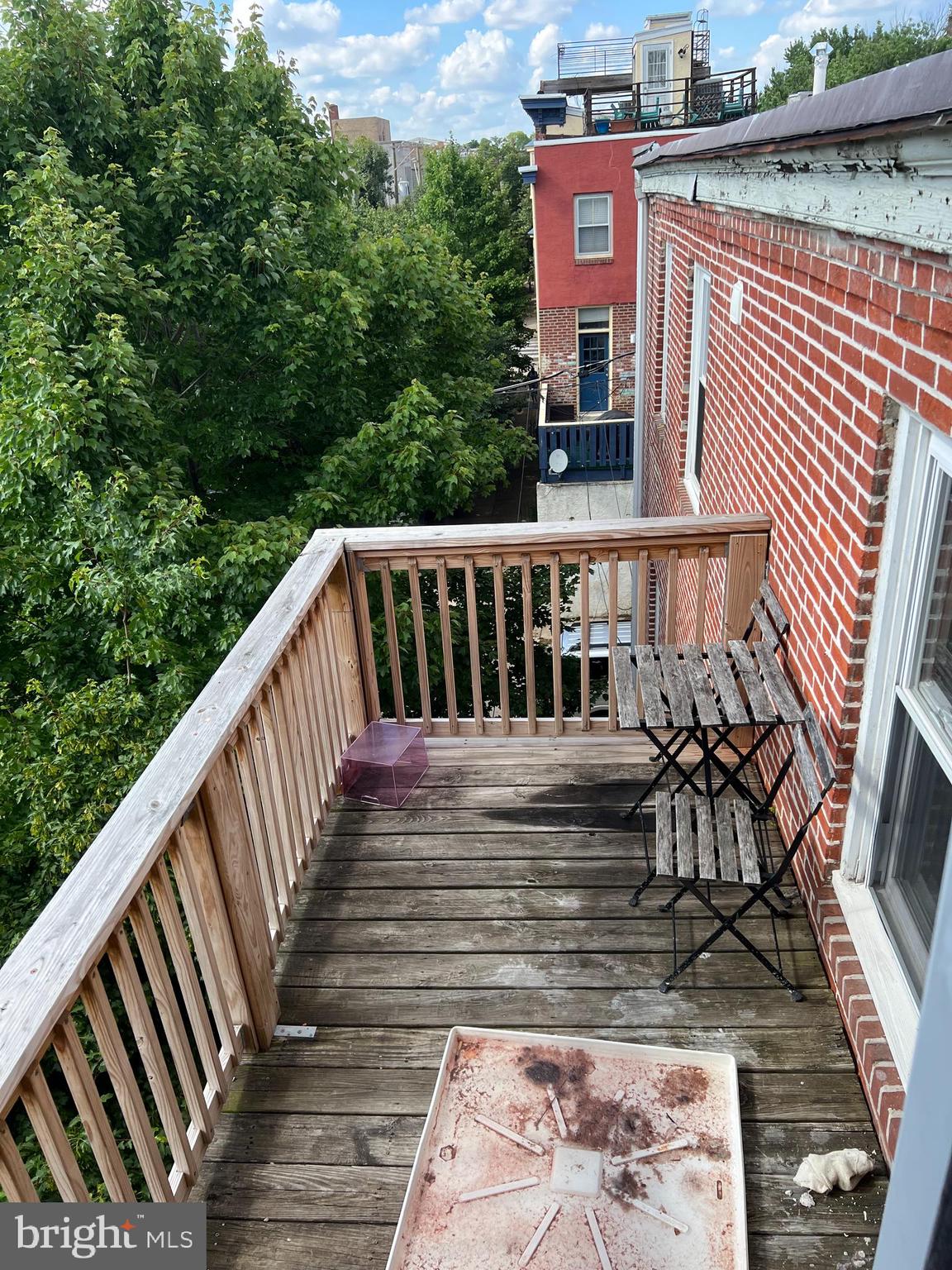 1939 Mt Vernon Street, Unit 3 Philadelphia, PA 19130 - Photo 16 of 17 a view of balcony with wooden floor