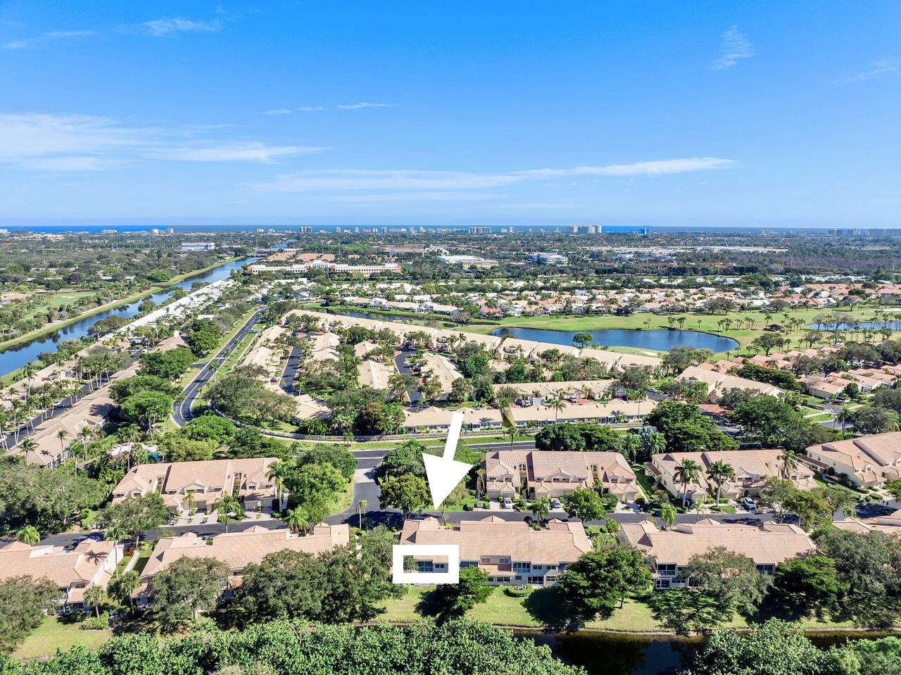 17270 Boca Club Boulevard, Unit 1707 Boca Raton, FL 33487 - Photo 45 of 68 an aerial view of residential building and city view
