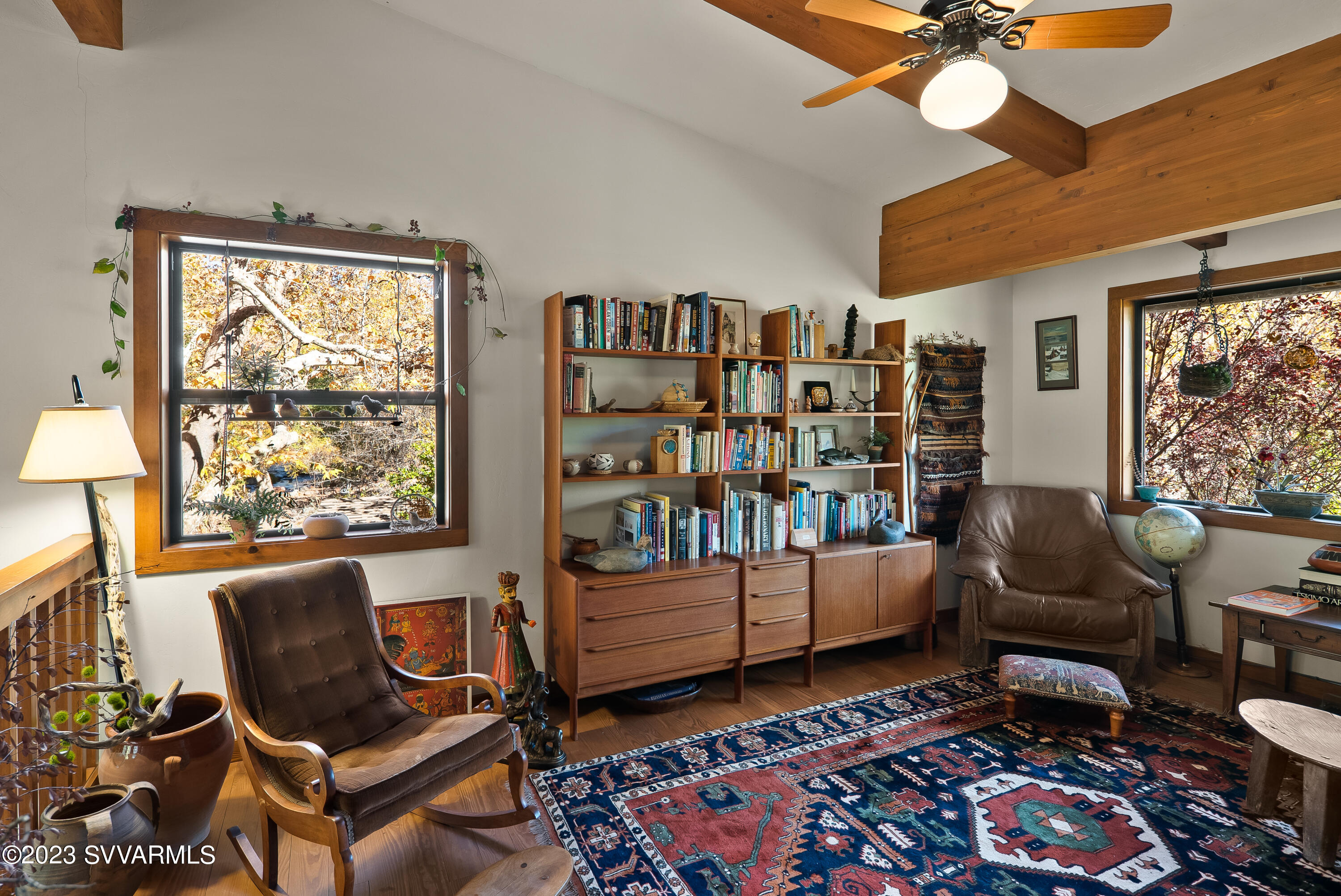 45 Copper Cliffs Lane Sedona, AZ 86336 - Photo 14 of 39 a bedroom with furniture and a window