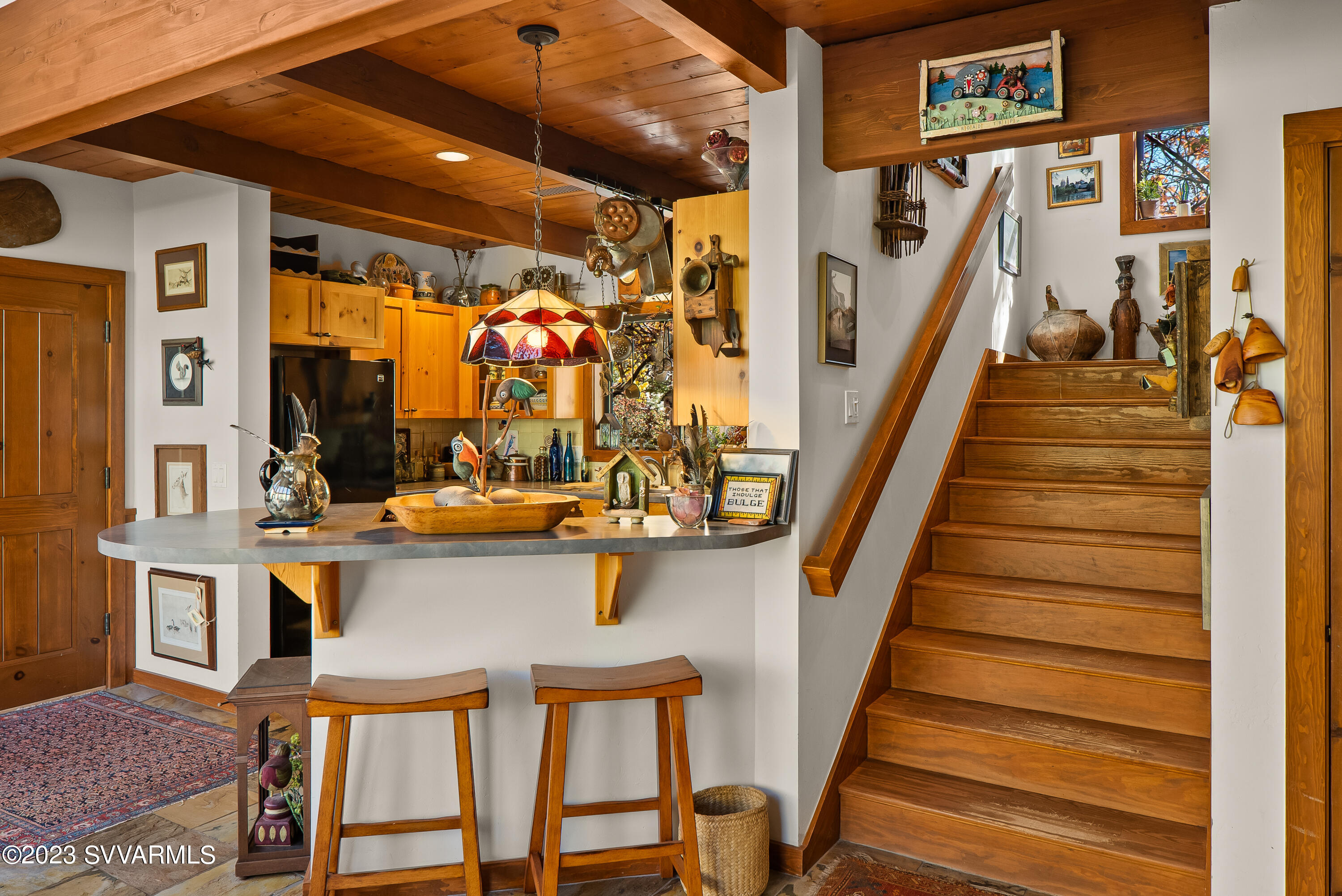 45 Copper Cliffs Lane Sedona, AZ 86336 - Photo 9 of 39 a view of entryway and hall with wooden floor