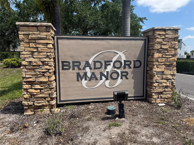 a sign on the side of a building