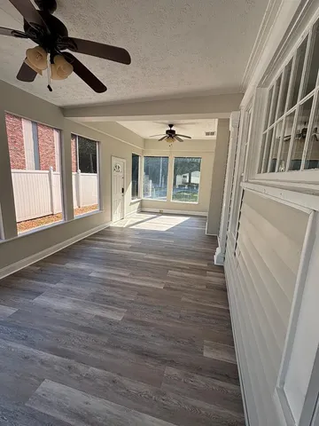 a bathroom with a sink and a shower