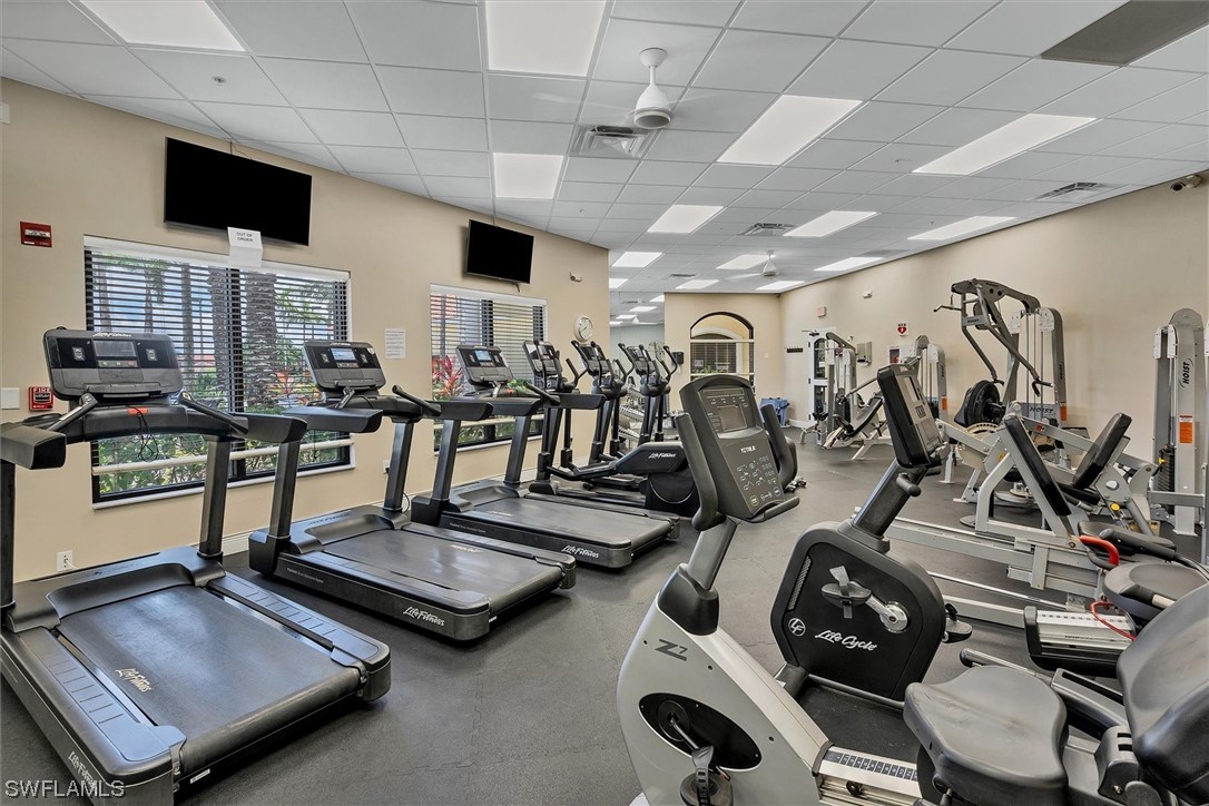 19654 Villa Rosa Loop Estero, FL 33967 - Photo 34 of 37 a view of a room with gym equipment