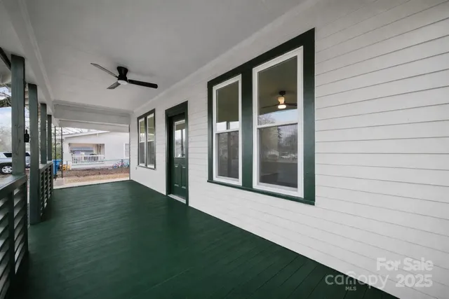 a view of an entryway of a house