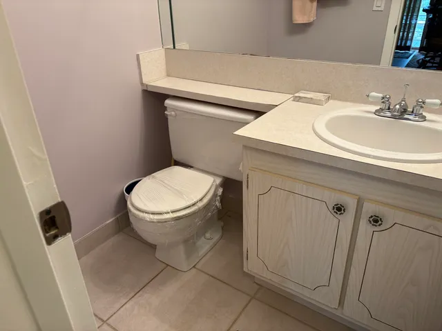 a bathroom with a sink and a toilet