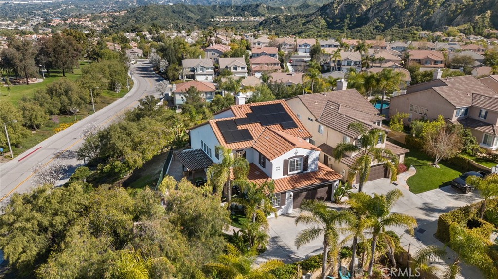 25742 Lewis Way Stevenson Ranch, CA 91381 - Photo 62 of 66 an aerial view of residential houses with outdoor space