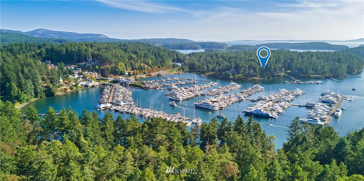 184 Armadale Road, Unit 5 Friday Harbor, WA 98250 - Photo 18 of 23 a view of a lake with a mountain in the background
