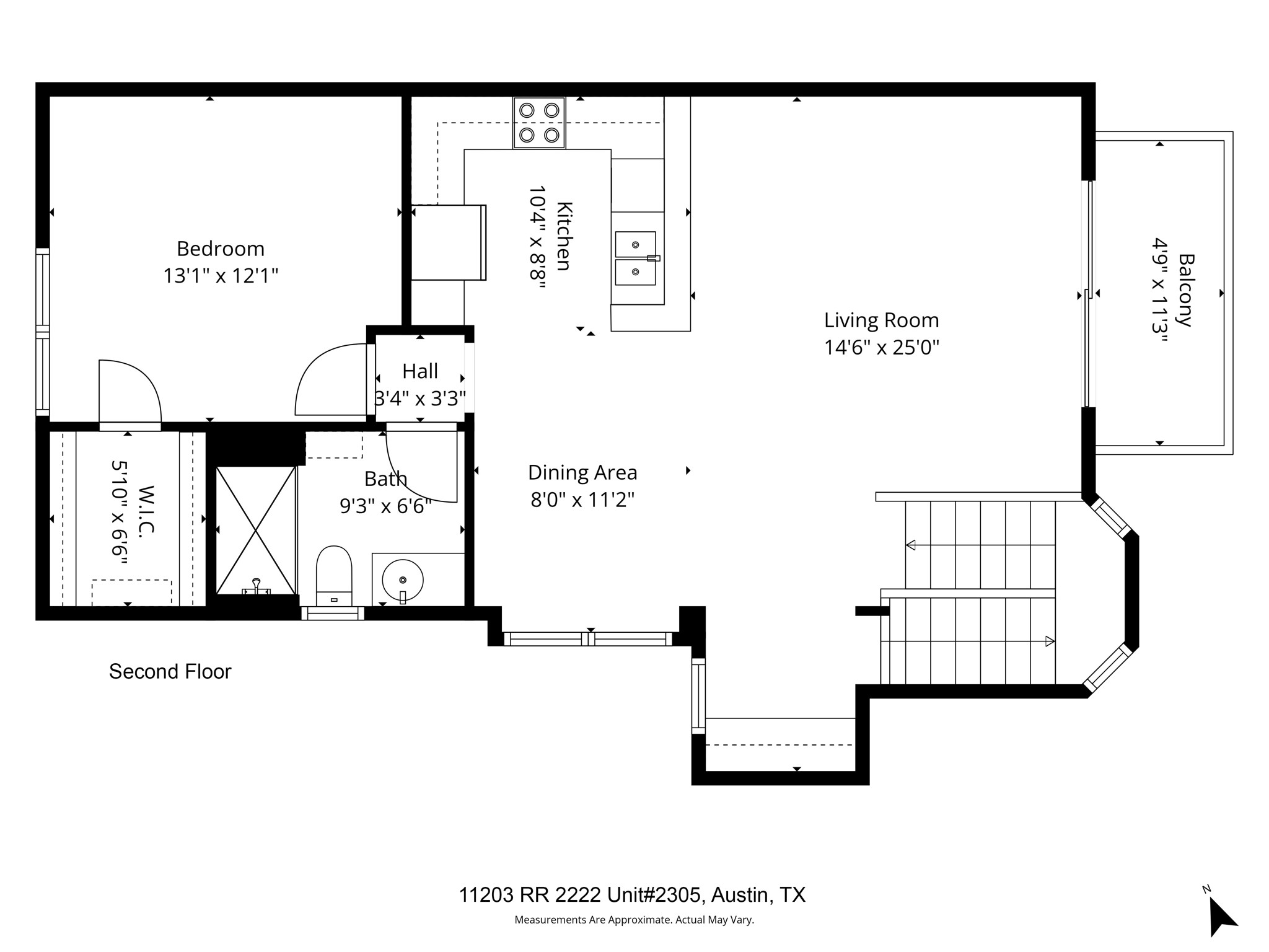 11203 Ranch Road 2222, Unit 2305 Austin, TX 78732 - Photo 19 of 19 View of property floor plan