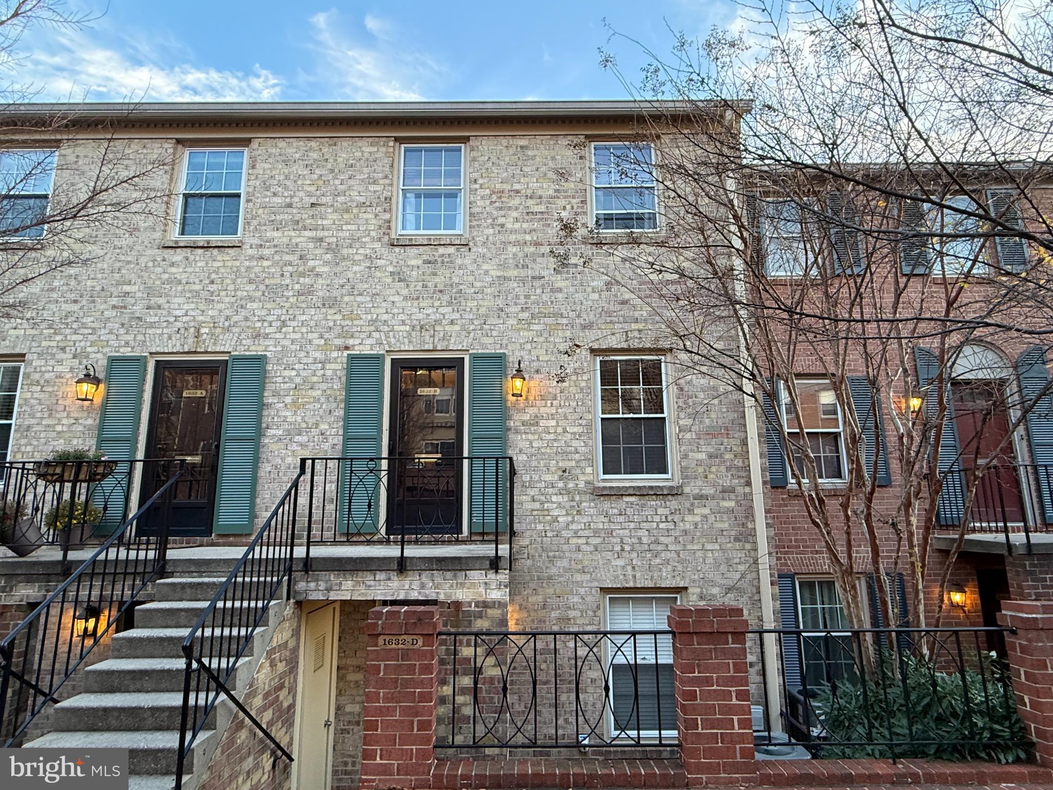 1632 Beekman Place Northwest, Unit B Washington, DC 20009 - Photo 2 of 14 Charming brick facade with inviting entryway.