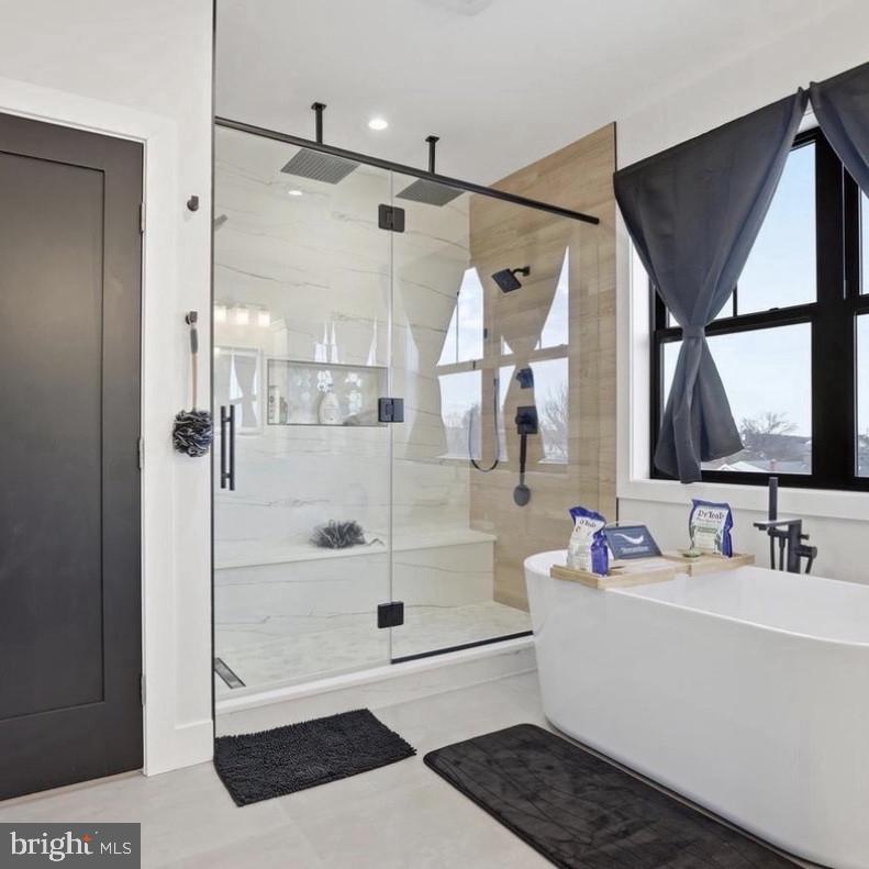 6931 River Drive Road Sparrows Point, MD 21219 - Photo 47 of 54 Sleek modern bathroom oasis.