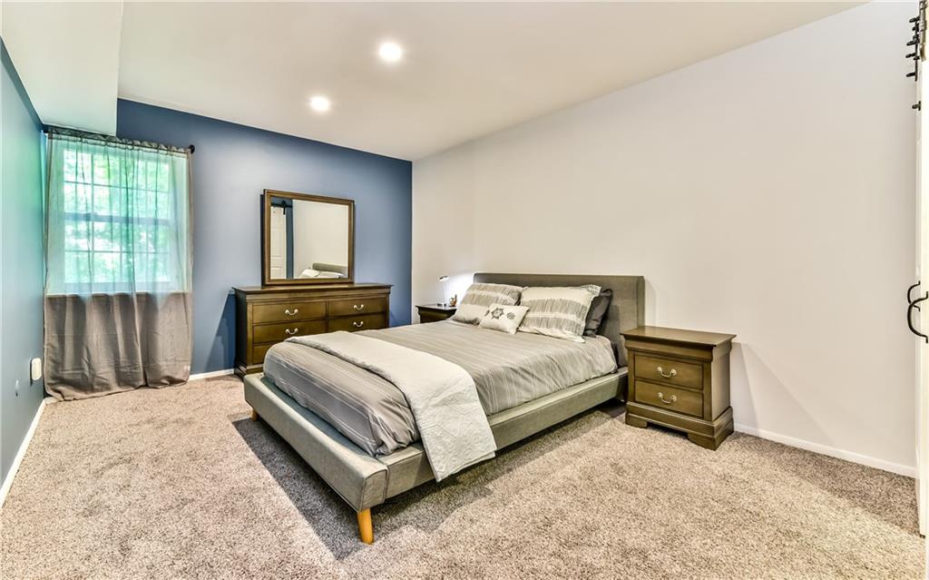 553 Sloop Road, Unit 38 Pittsburgh, PA 15237 - Photo 14 of 22 Master Bedroom with New Recessed Lighting and New Carpeting!