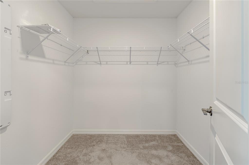 21395 Darter Road Land O' Lakes, FL 34638 - Photo 13 of 22 a view of a room with racks on the wall