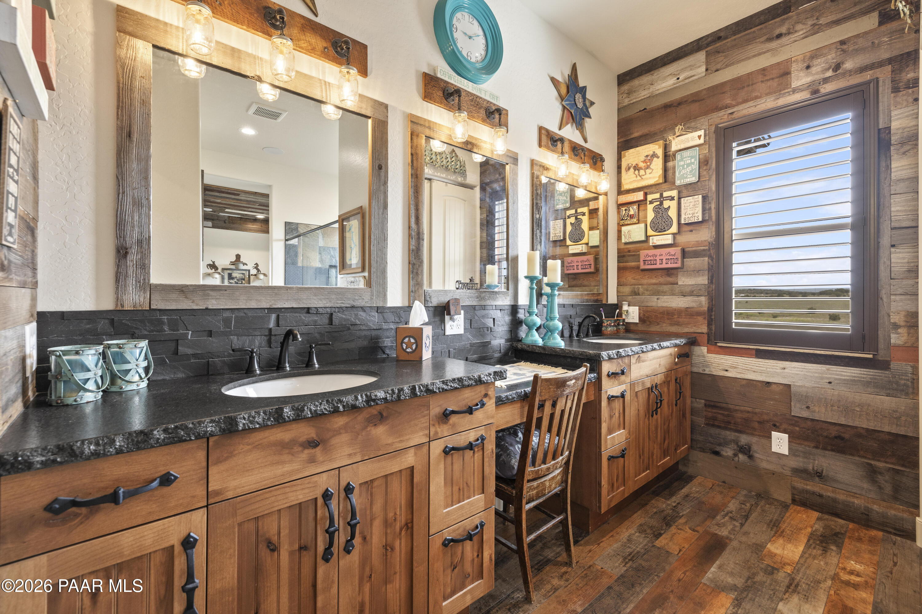 1399 East Western Way Paulden, AZ 86334 - Photo 24 of 44 a spacious bathroom with double vanity and a mirror