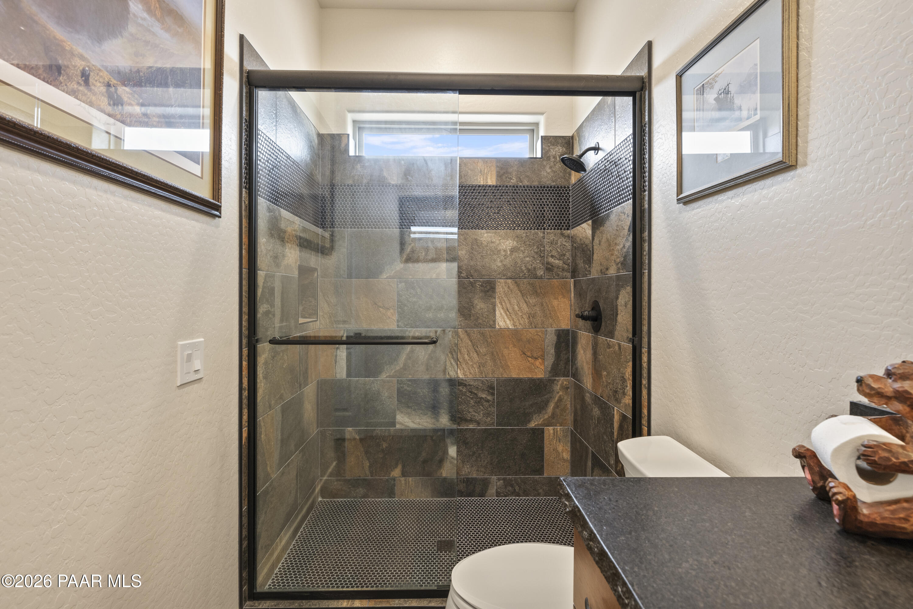 1399 East Western Way Paulden, AZ 86334 - Photo 31 of 44 a bathroom with a shower and toilet