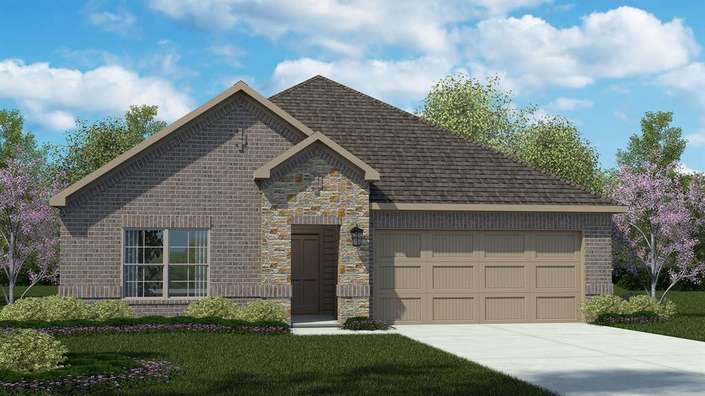 1221 Tree House Lane Decatur, TX 76234 - Photo 29 of 32 Front Elevation-D.R. Horton's Natchez floor plan elevation-G-All Home and community information, including pricing, included features, terms, availability and amenities, are subject to change at any time without notice or obligation. All Drawings, pictures, photographs, video, square footages, floor plans, elevations, features, colors and sizes are approximate for illustration purposes only and will vary from the homes as built.
