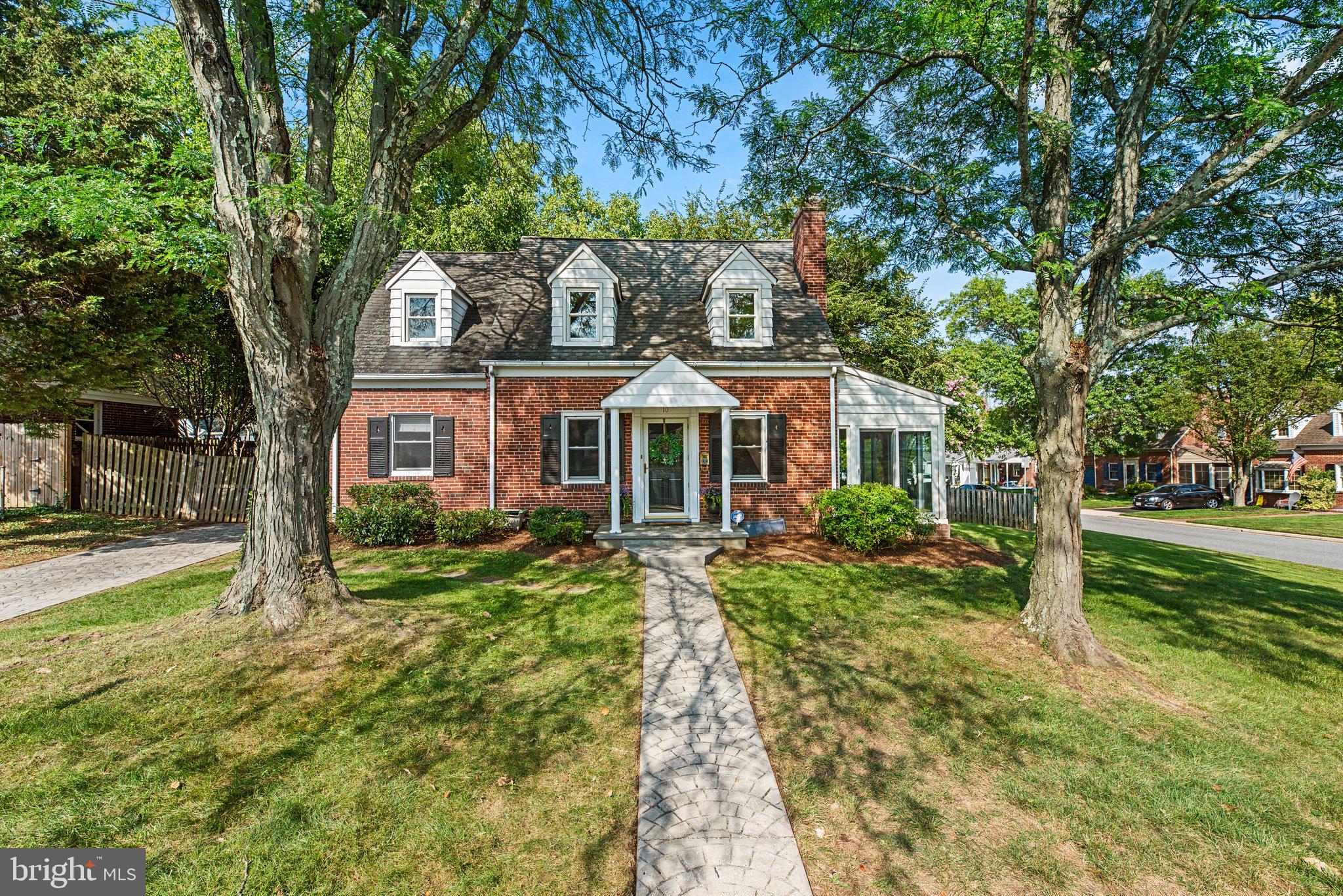 Great brick Colonial on a quiet Catonsville street