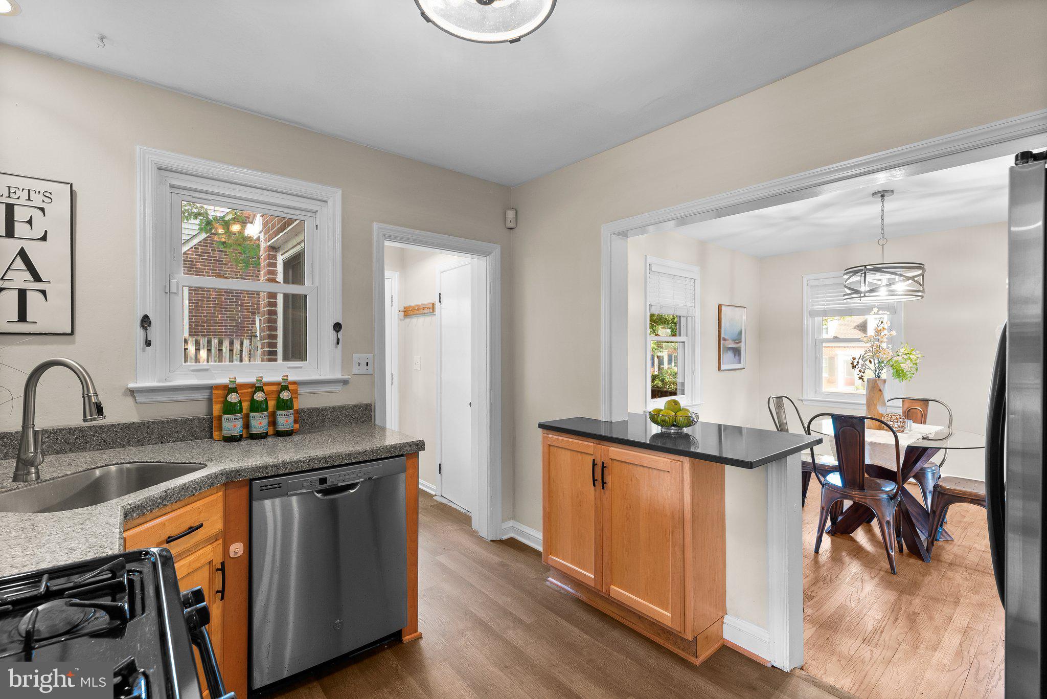 10 Tanglewood Road Catonsville, MD 21228 - Photo 10 of 48 Kitchen open to dining room & access to backyard