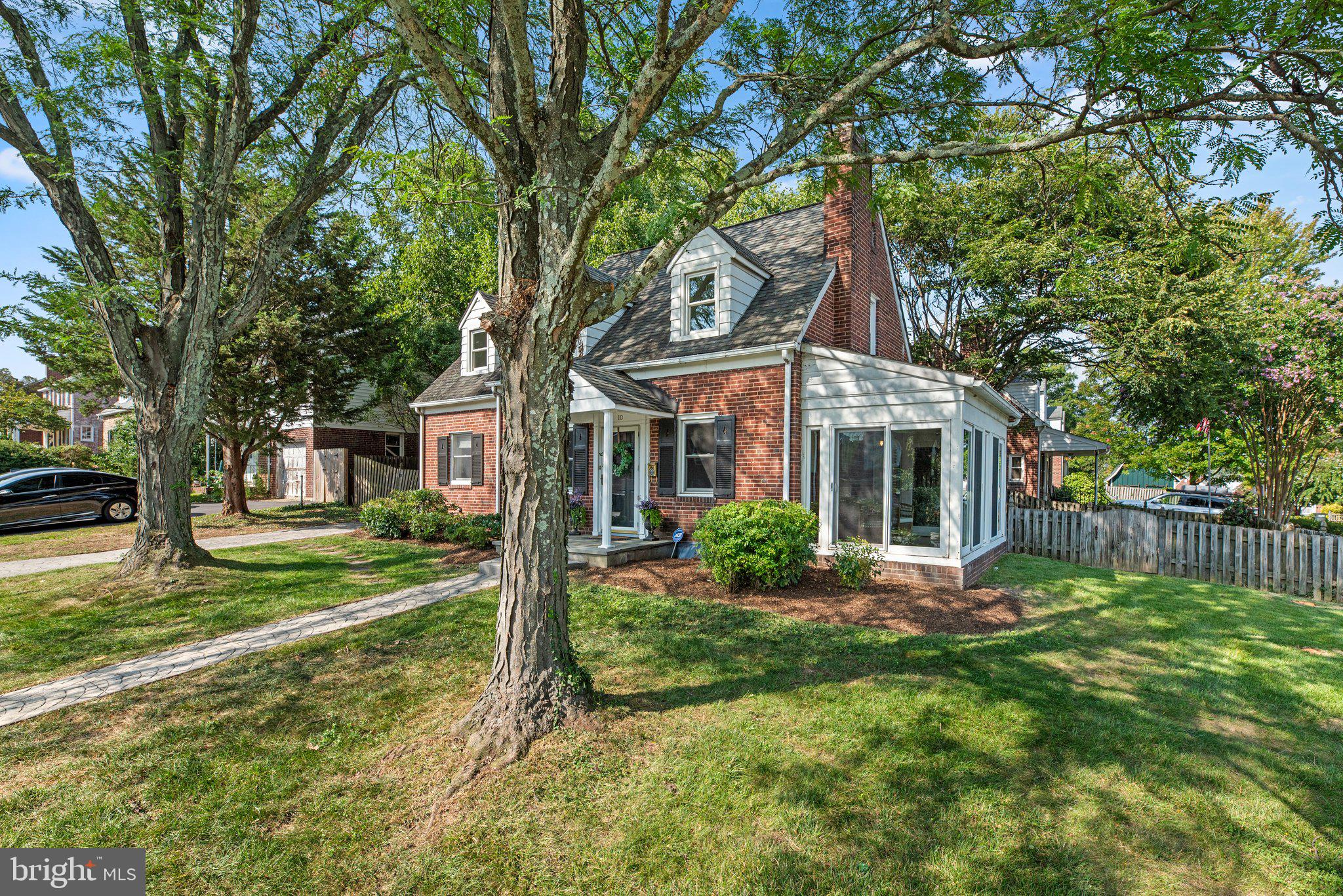 Corner lot with trees