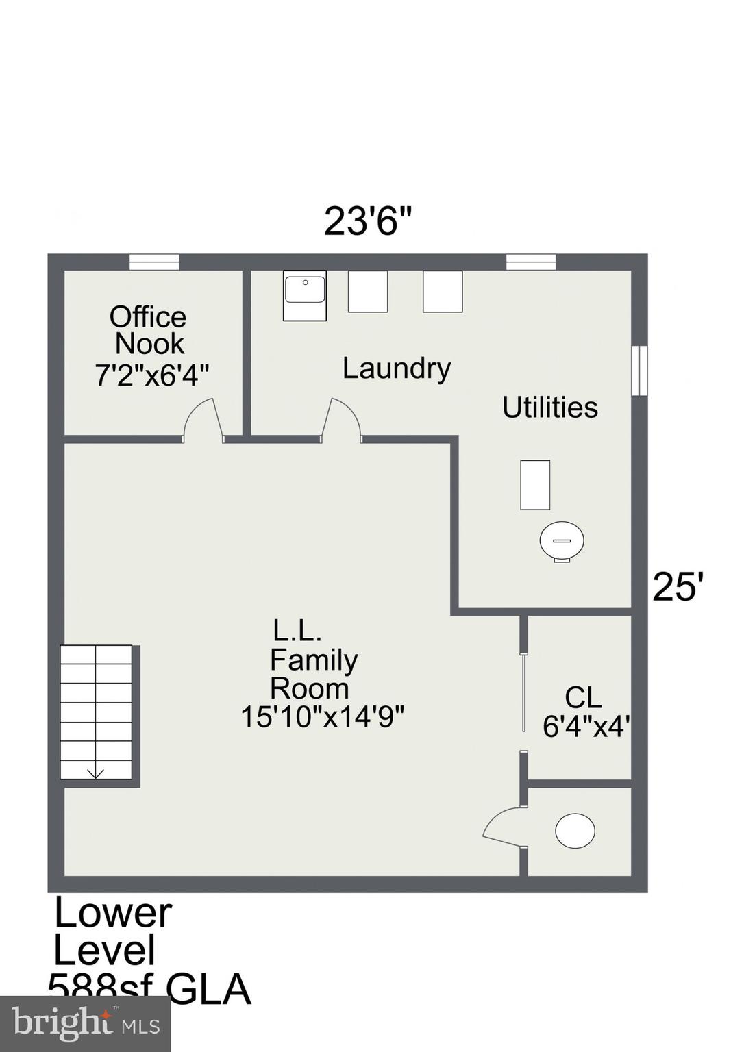 10 Tanglewood Road Catonsville, MD 21228 - Photo 48 of 48 Floor Plan - Lower Level