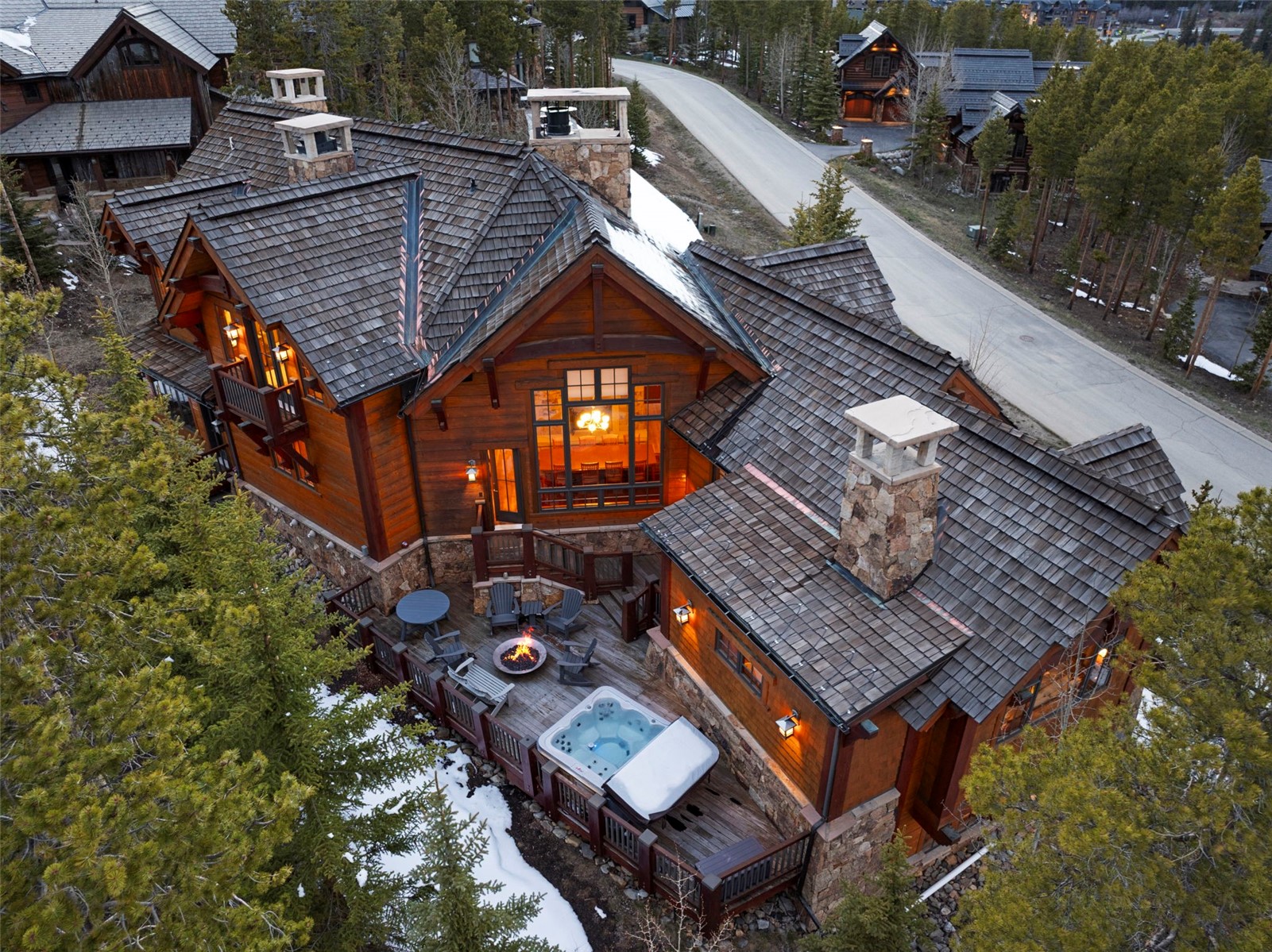 317 Timbertrail Road Breckenridge, CO 80424 - Photo 4 of 50 an aerial view of a house with a yard