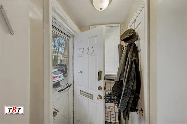 a view of a walk in closet