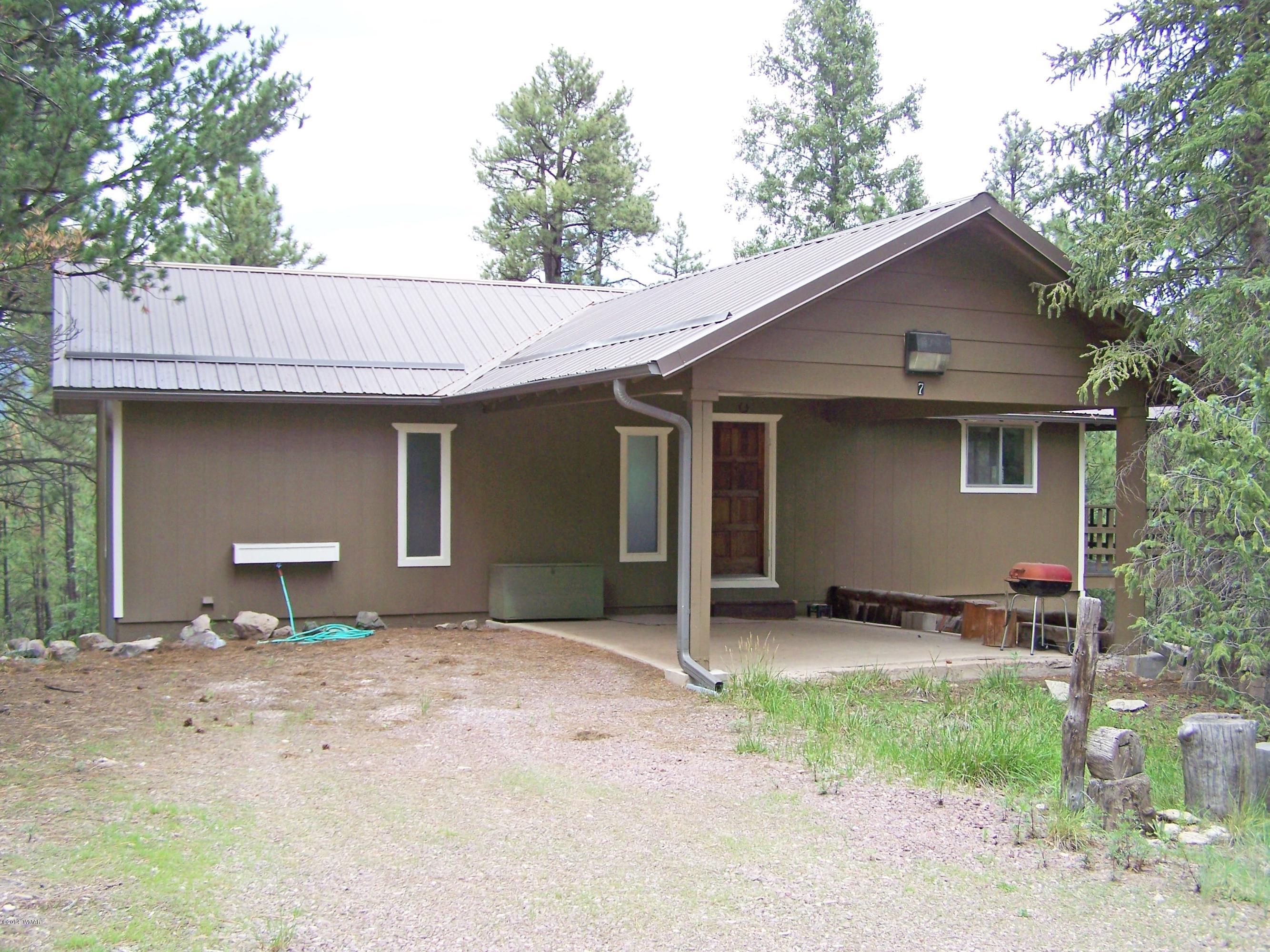 7 County Road 2135 Alpine, AZ 85920 - Photo 1 of 16 a view of a house with a yard and large tree