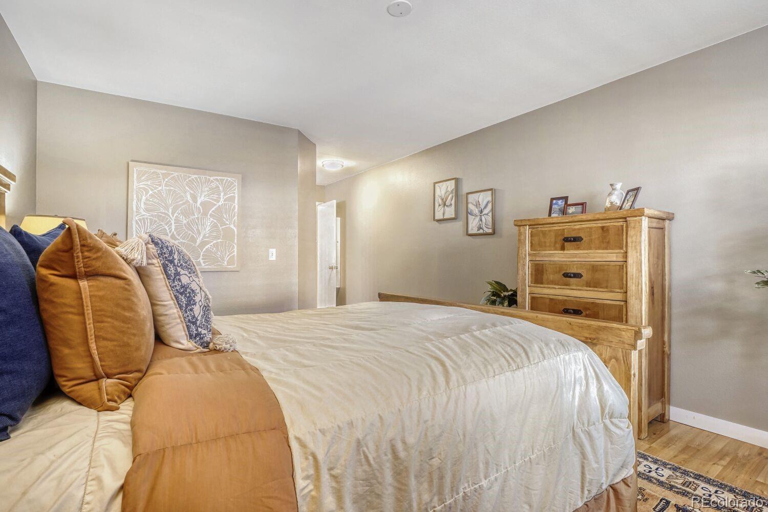 47 Canongate Lane Highlands Ranch, CO 80130 - Photo 14 of 22 a bedroom with a bed and closet