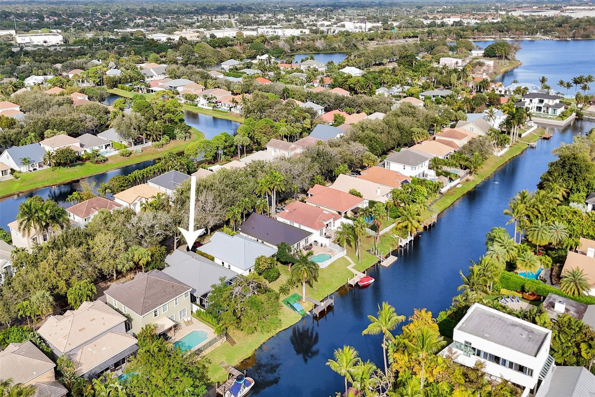 551 Anchor Point Delray Beach, FL 33444 - Photo 3 of 46 an aerial view of a city