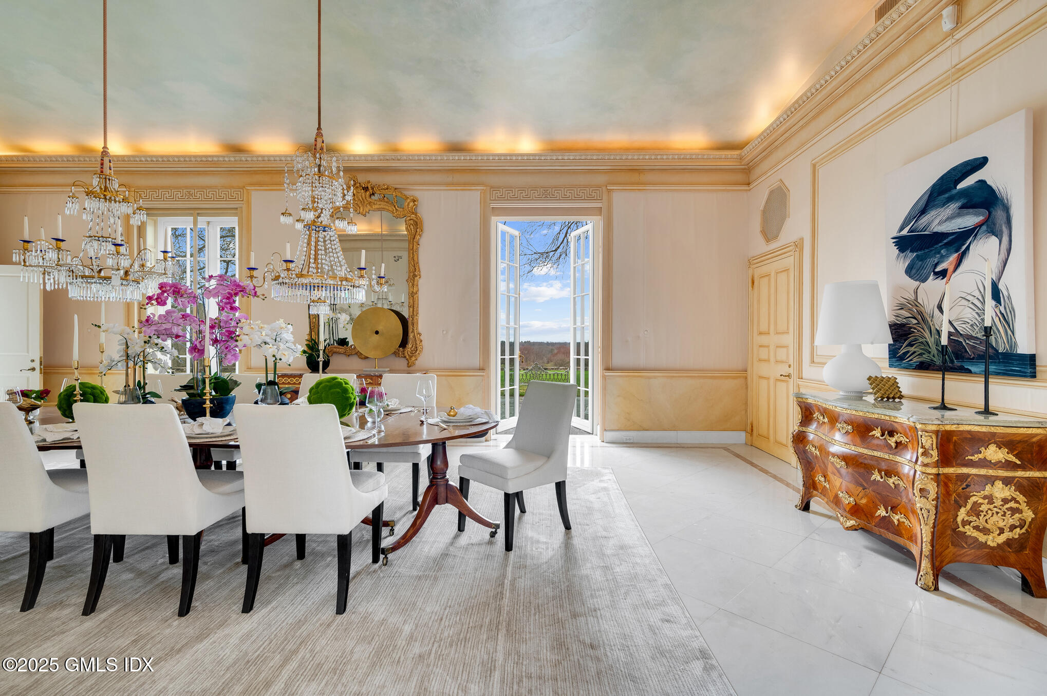7 John Street Greenwich, CT 06831 - Photo 14 of 28 a view of a dining room with furniture window and outside view