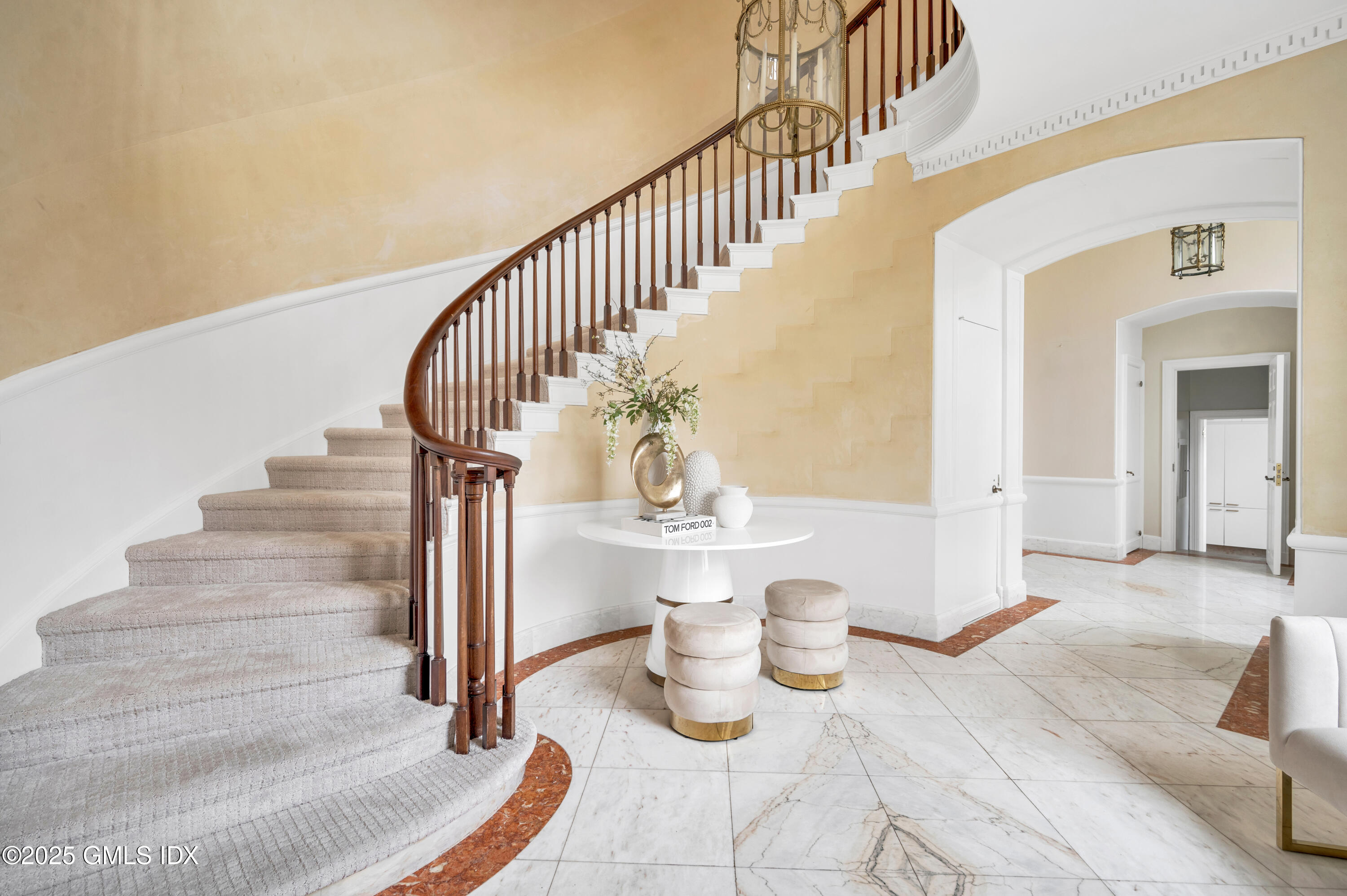 7 John Street Greenwich, CT 06831 - Photo 4 of 28 a view of entryway and hall with wooden floor