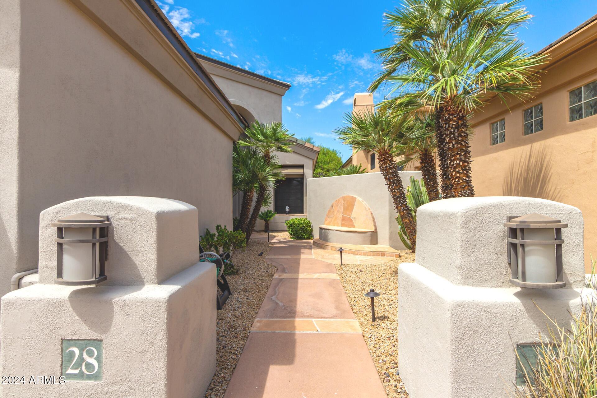 7705 East Doubletree Ranch Road, Unit 28 Scottsdale, AZ 85258 - Photo 2 of 49 Front Courtyard