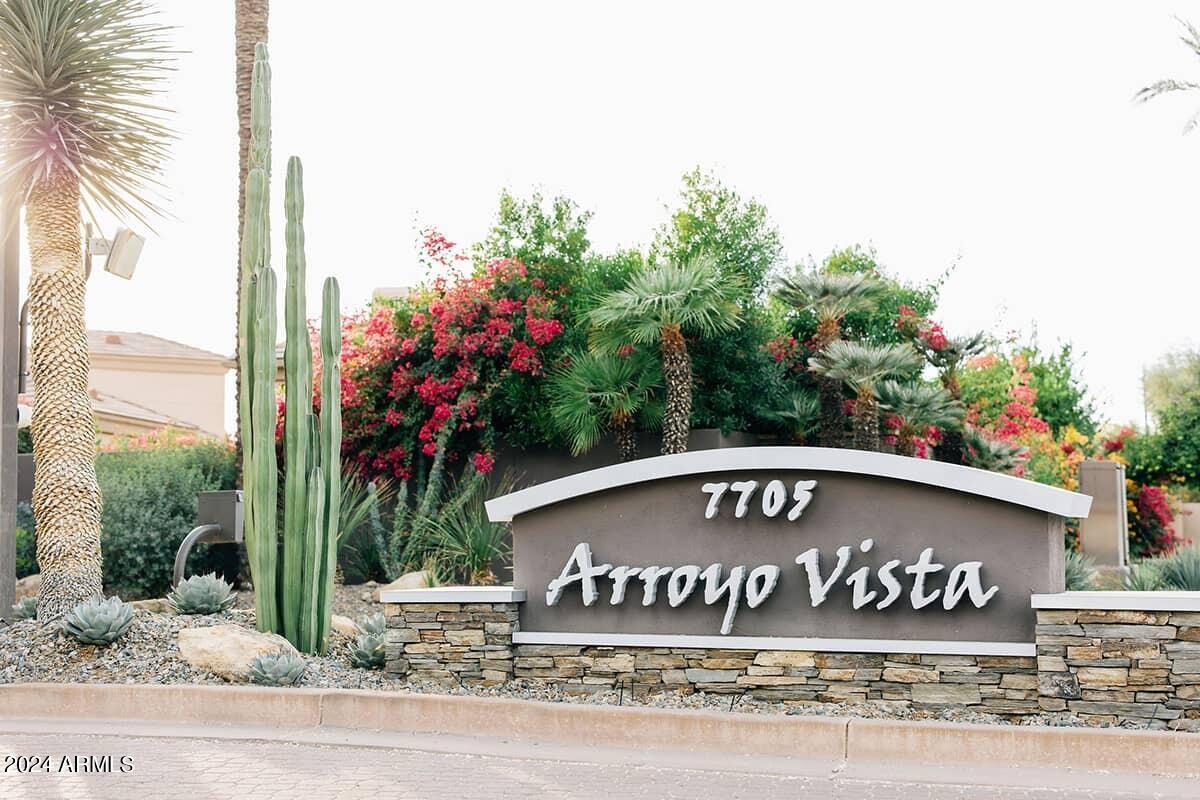 7705 East Doubletree Ranch Road, Unit 28 Scottsdale, AZ 85258 - Photo 40 of 49 Arroyo Vista Gated Entrance