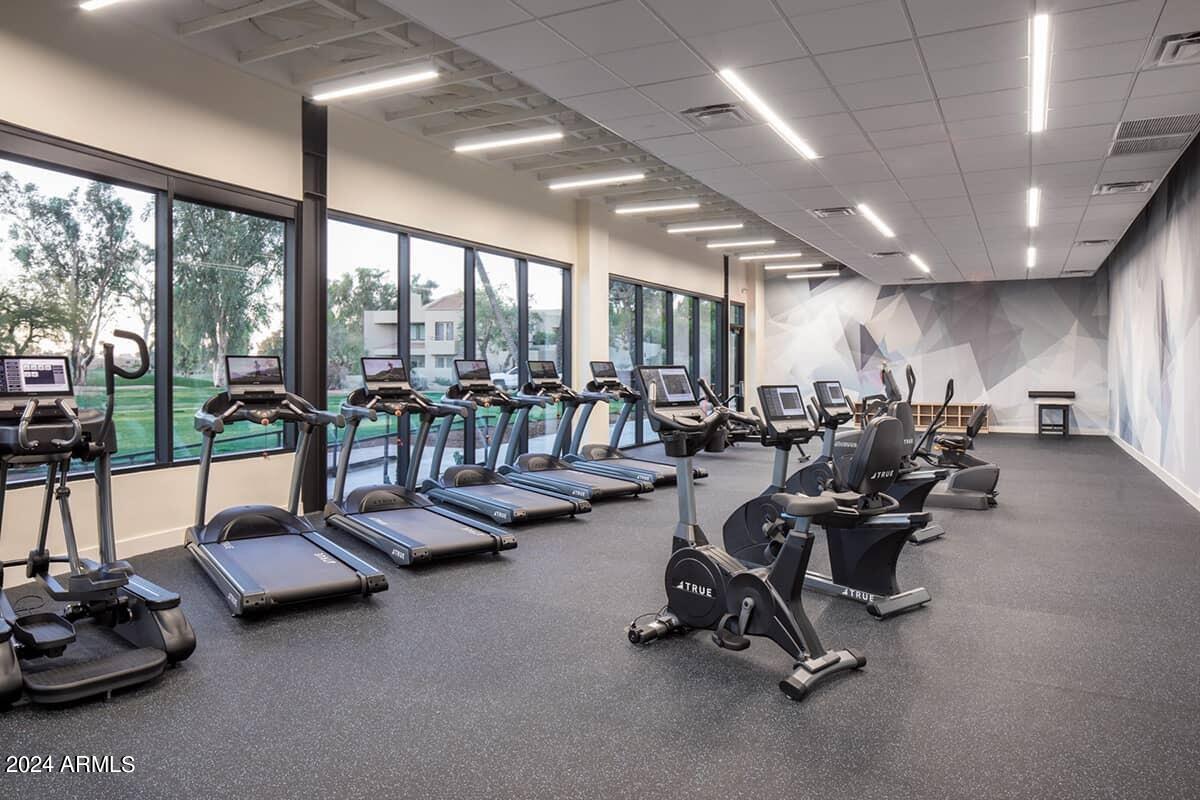 7705 East Doubletree Ranch Road, Unit 28 Scottsdale, AZ 85258 - Photo 42 of 49 Estate Club Gym