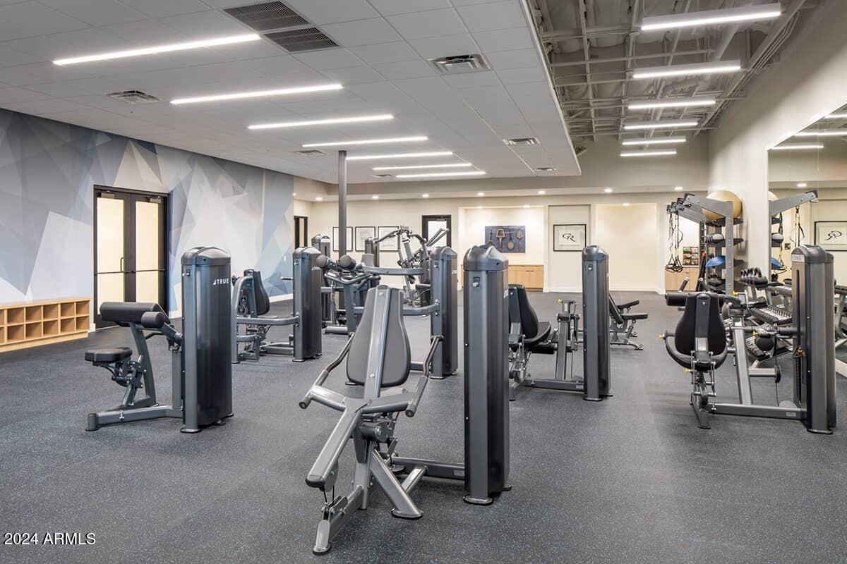 7705 East Doubletree Ranch Road, Unit 28 Scottsdale, AZ 85258 - Photo 43 of 49 Estate Club Gym