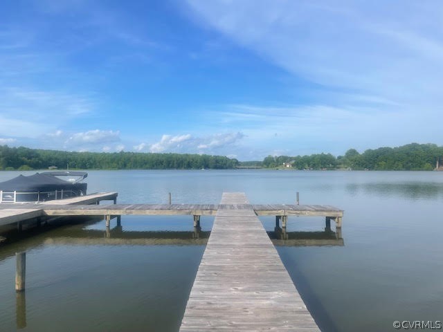 a view of a lake with outdoor space